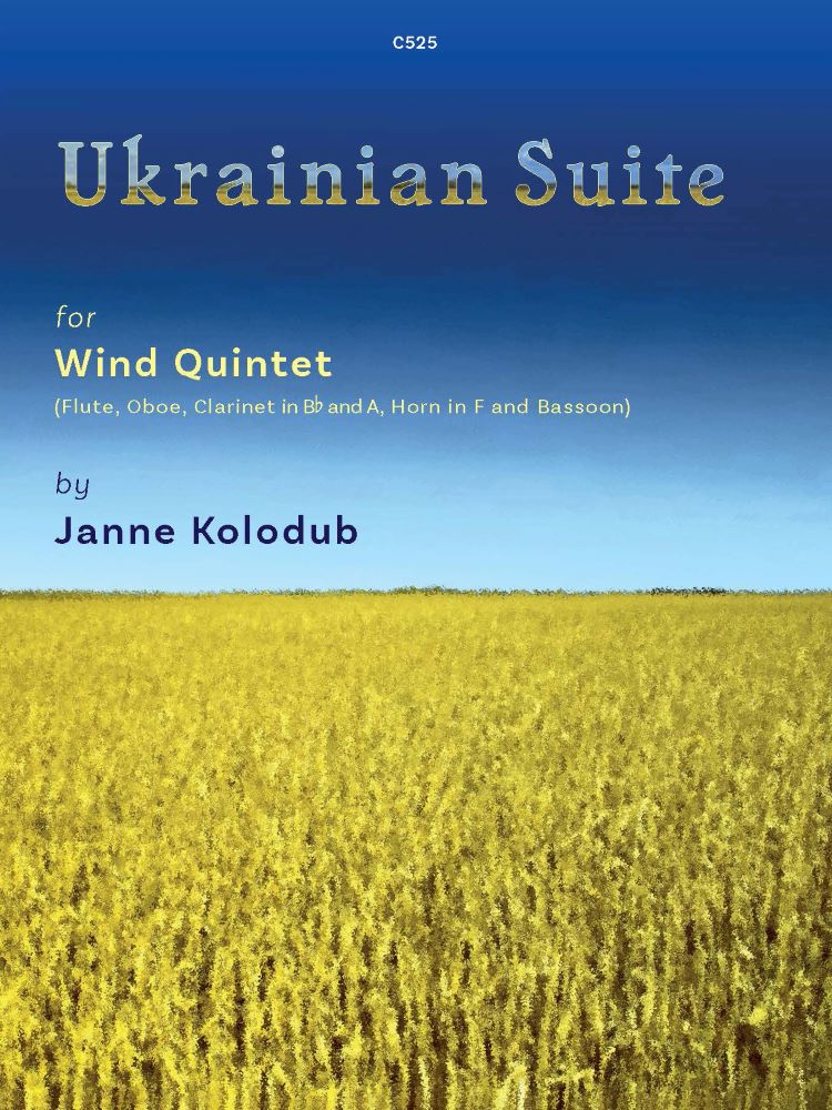 Kolodub Ukrainian Suite Wind Quintet Sheet Music Songbook