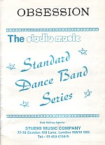 Obsession Dance Band Set Sheet Music Songbook