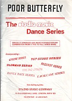 Poor Butterfly Sheet Music Songbook