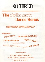 So Tired Sheet Music Songbook