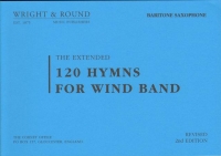 120 Hymns For Wind Band Baritone Sax Sheet Music Songbook