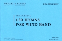 120 Hymns For Wind Band 2nd/3rd Clarinet Sheet Music Songbook