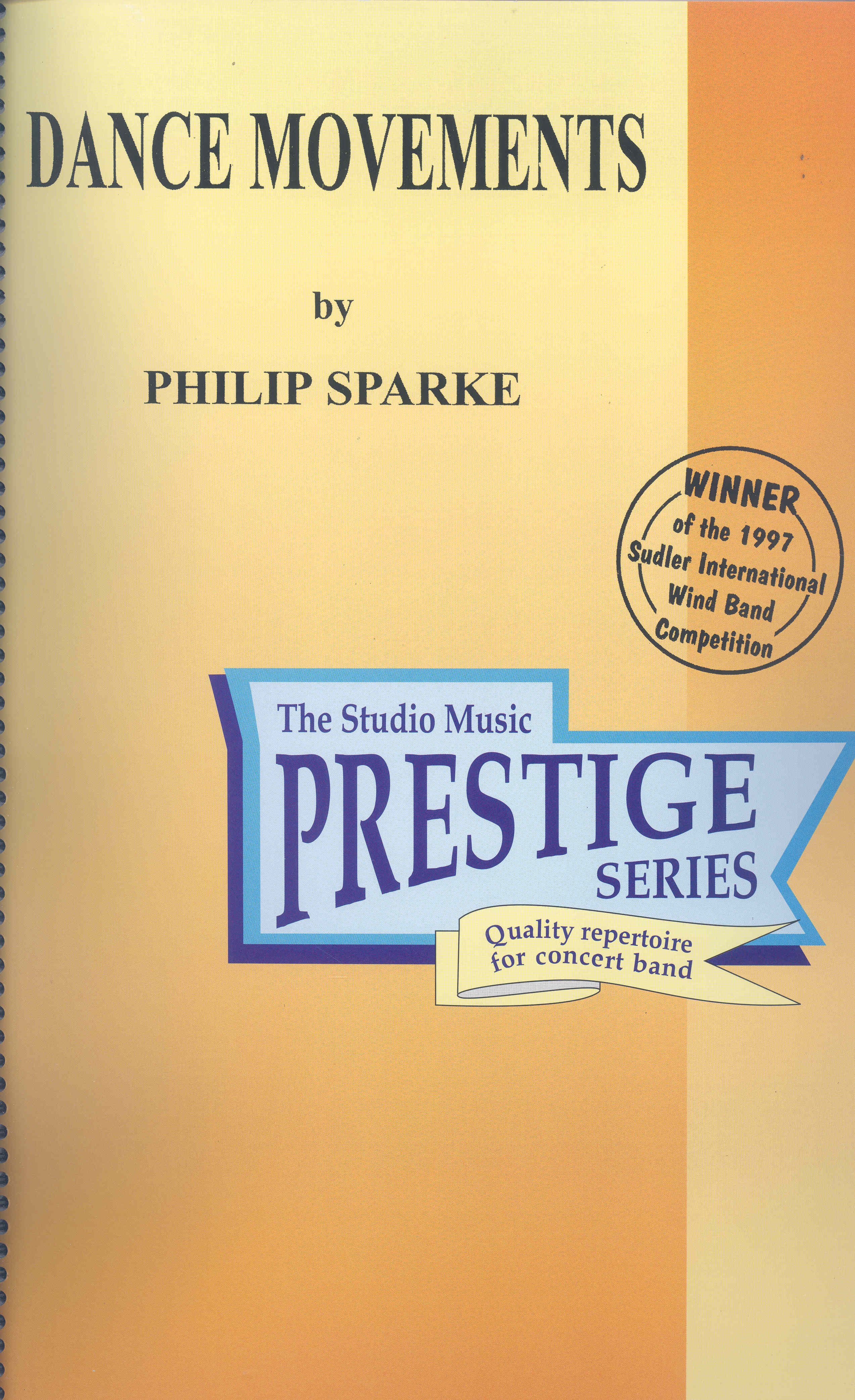 Dance Movements Sparke Wind Band Score Sheet Music Songbook