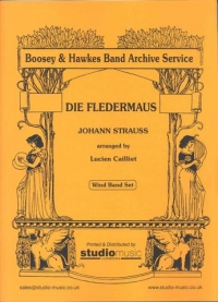 Strauss Die Fledermaus Overture Wind Band Sheet Music Songbook