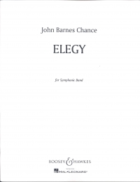 Chance Elegy Wind Band Score & Parts Sheet Music Songbook