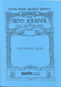 Continental Galop Richardson Military Band Sheet Music Songbook