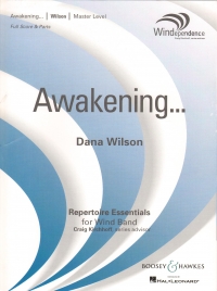 Awakening Wilson Full Score & Parts Wind Band Sheet Music Songbook
