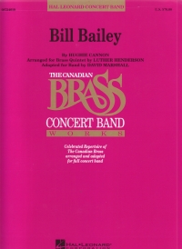 Bill Bailey (wont You Please) Brass Concert Band Sheet Music Songbook
