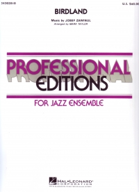 Zawinul Birdland Jazz Ensemble Score & Parts Sheet Music Songbook
