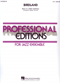 Zawinul Birdland Jazz Ensemble Score & Parts Sheet Music Songbook