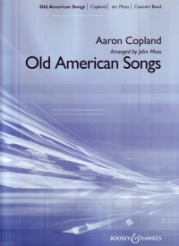 Copland Old American Songs Suite Moss Wind Band Sheet Music Songbook