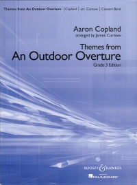 Themes From An Outdoor Overture Copland Wind Band Sheet Music Songbook