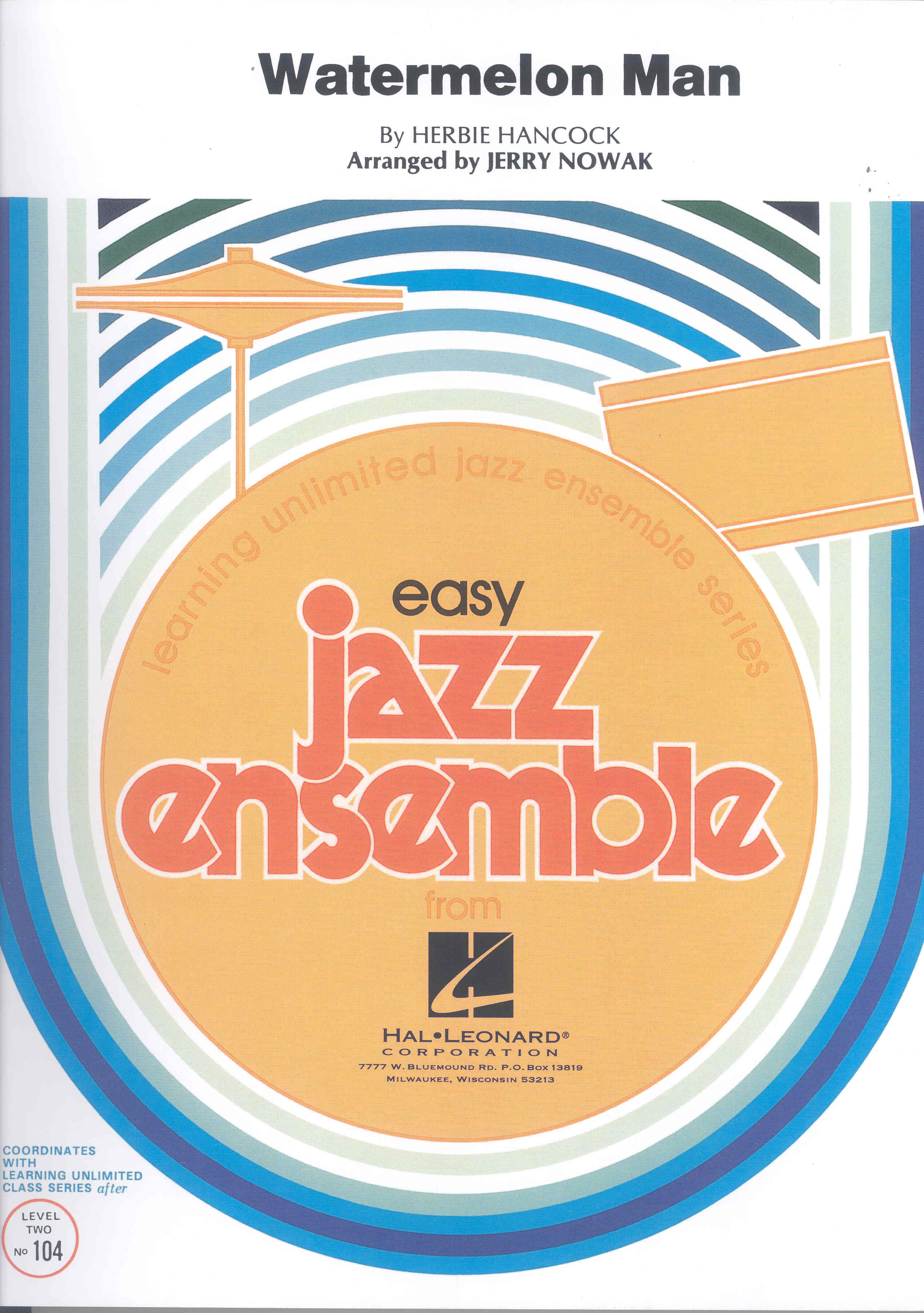 Hancock Watermelon Man Nowak Easy Jazz Ensemble Sheet Music Songbook