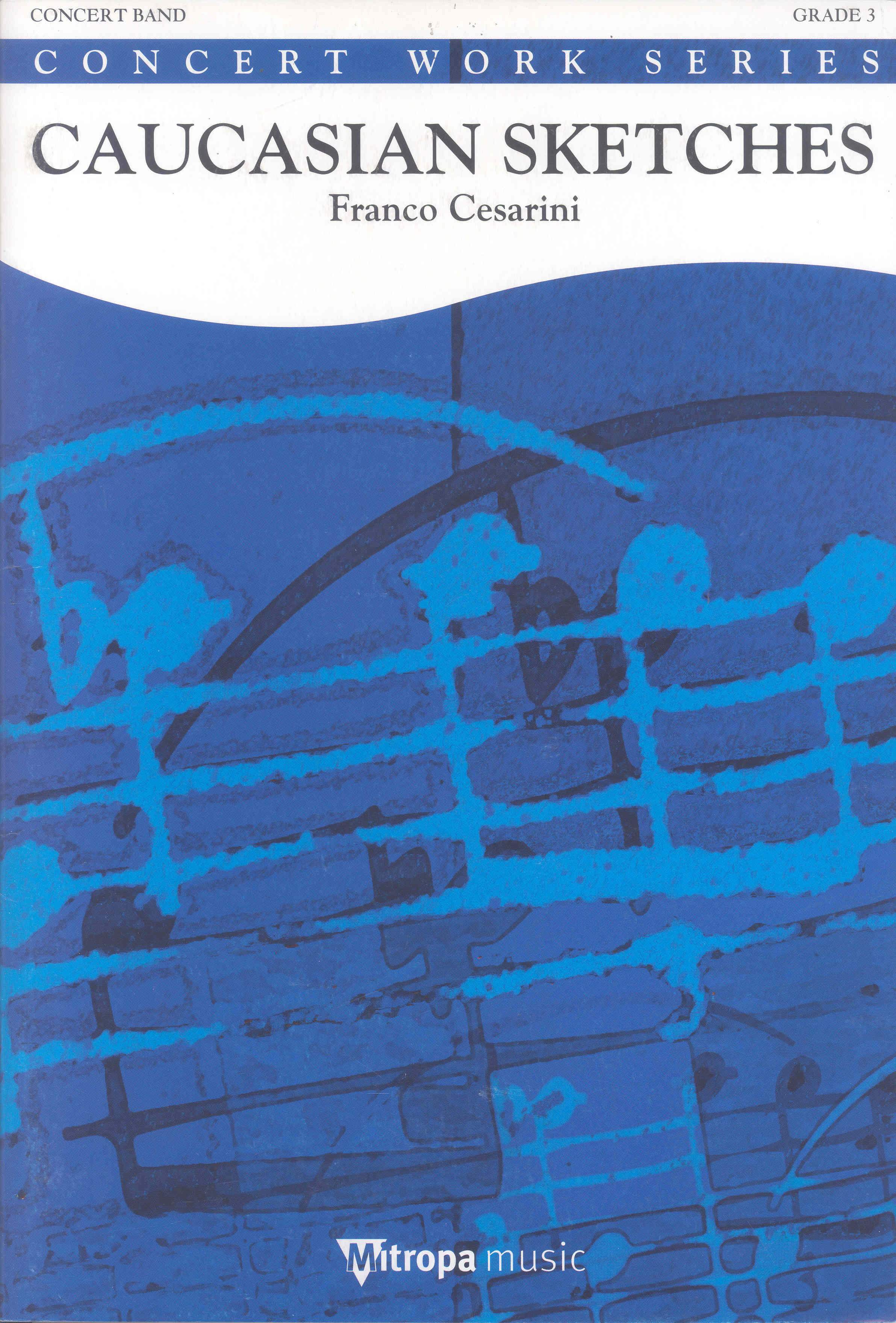 Cesarini Caucasian Sketches Concert Band Score Sheet Music Songbook