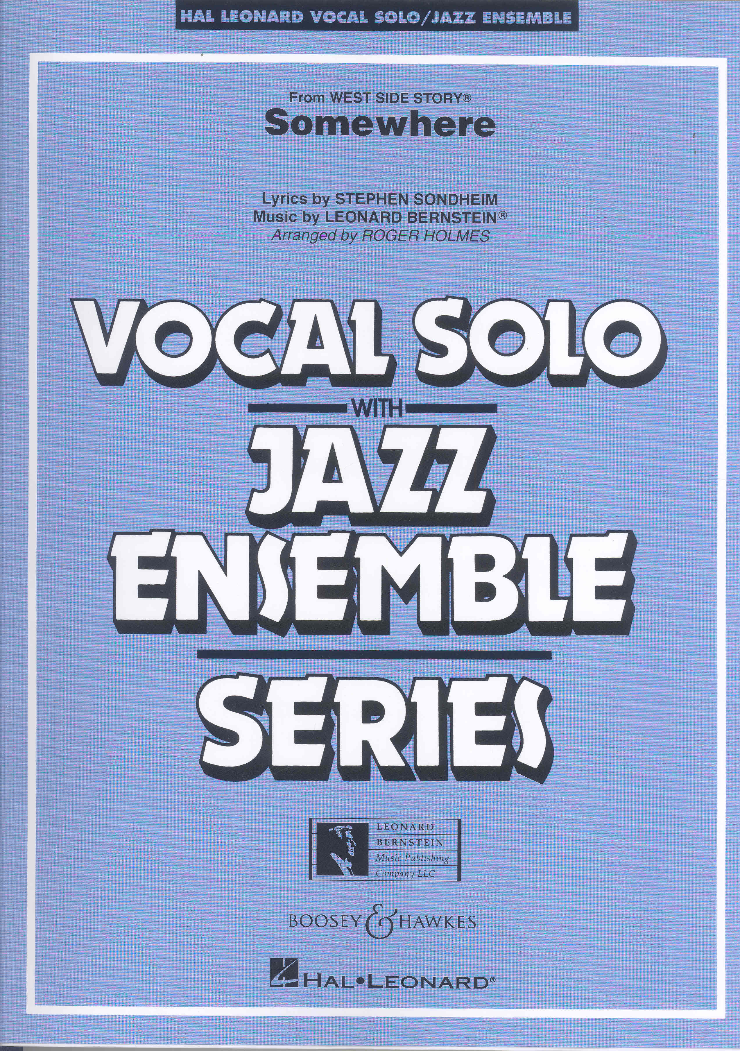 Somewhere West Side Story  Vocal Solo / Jazz Ensem Sheet Music Songbook