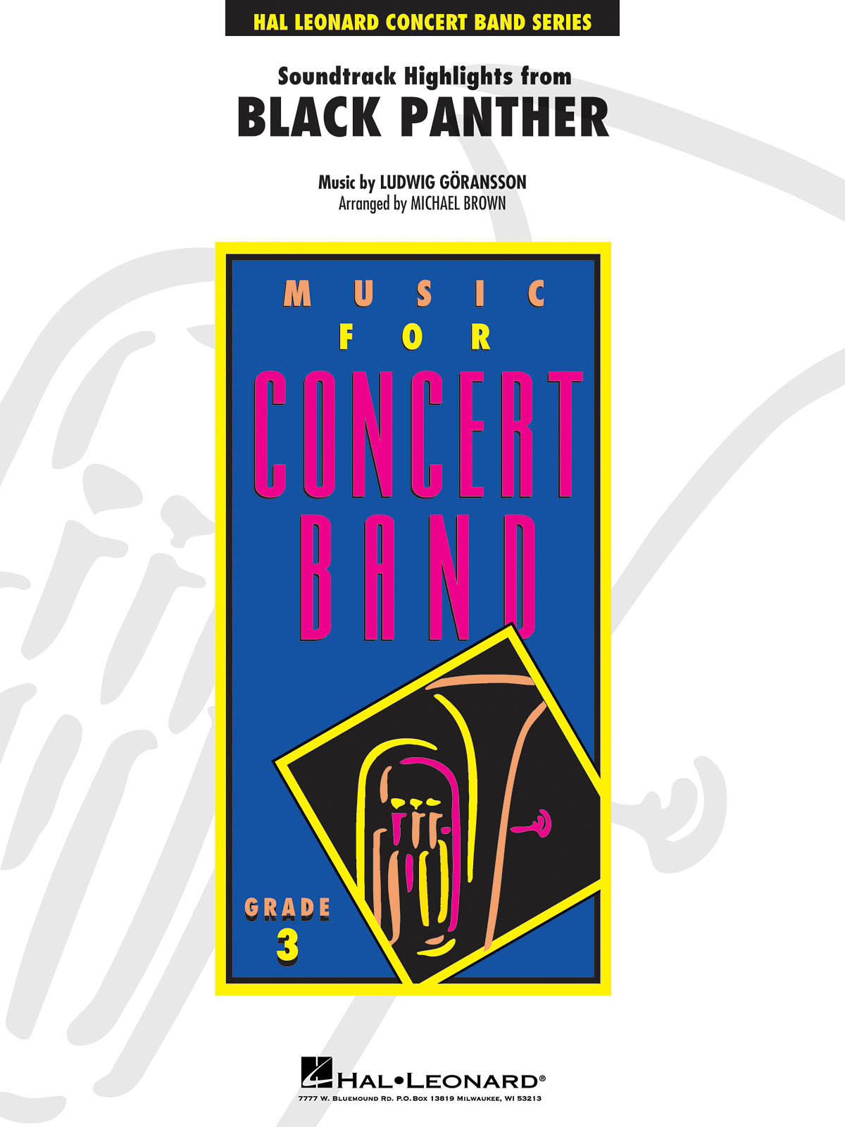 Black Panther Soundtrack Highlights Conc Bnd Sc/pt Sheet Music Songbook