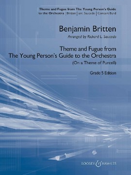 Britten Theme & Fugue Young Persons Guide Sc/pts Sheet Music Songbook