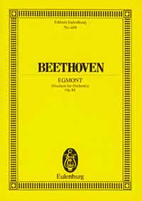 Beethoven Egmont Overture Op84 Mini Score Sheet Music Songbook