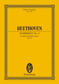 Beethoven Symphony No 2 Op36 D Mini Score Sheet Music Songbook