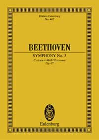 Beethoven Symphony No 5 Op67 Cmin Mini Score Sheet Music Songbook