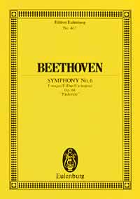Beethoven Symphony No 6 Op68 F Pastoral Mini Score Sheet Music Songbook