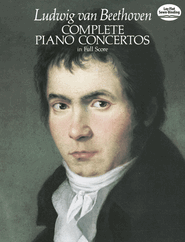 Beethoven Piano Concertos Nos 1-5 Full Score Sheet Music Songbook