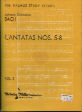 Bach Cantatas Bwv 5-8 Vol 2 Mini Score Sheet Music Songbook