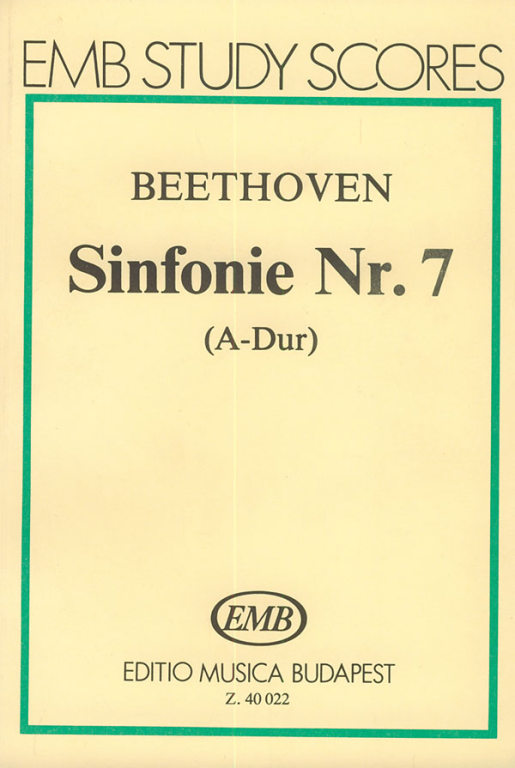 Beethoven Symphony No 7 Op92 A Study Score Sheet Music Songbook
