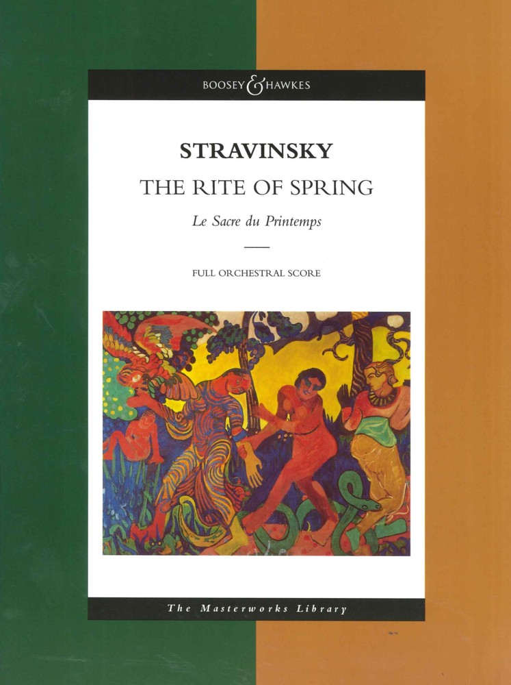 Stravinsky Rite Of Spring (masterworks Lib)f/score Sheet Music Songbook
