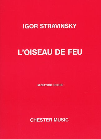 Stravinsky Firebird Suite (rev 1919) Min Score Sheet Music Songbook