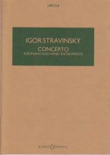 Stravinsky Concerto For Piano & Wind Band Stsc Sheet Music Songbook
