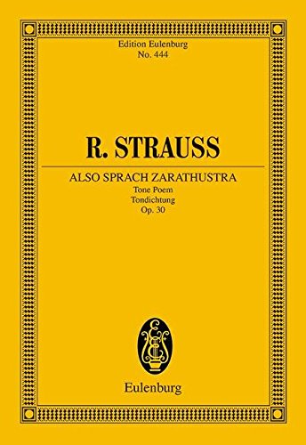 Strauss R Also Sprach Zarathustra Op30 Min Score Sheet Music Songbook