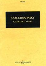 Stravinsky Concerto D String Orch (pocket Score) Sheet Music Songbook