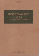Stravinsky Agon Miniature Score Sheet Music Songbook