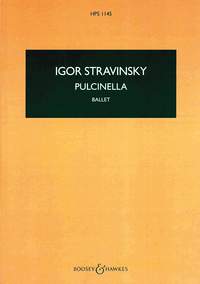 Stravinsky Pulcinella (complete Rev 1965) Hps1145 Sheet Music Songbook