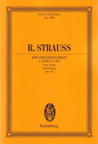 Strauss R Heros Life Op40 Miniature Score Sheet Music Songbook