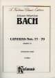 Bach Cantatas Bwv 77-79 Min Score Sheet Music Songbook