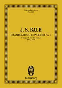 Bach Brandenburg Concerto No 1 Bwv 1046 F Major Sheet Music Songbook