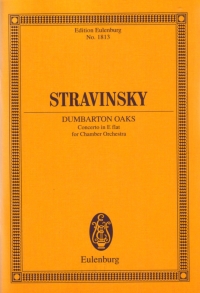 Stravinsky Dumbarton Oaks Concerto Eb Mini Score Sheet Music Songbook