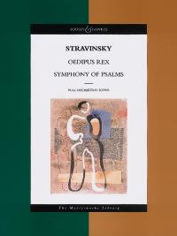 Stravinsky Oedipus Rex & Symphony Of Psalms Master Sheet Music Songbook