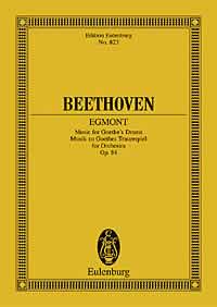 Beethoven Egmont Music For Goethes Drama Op84 Sheet Music Songbook