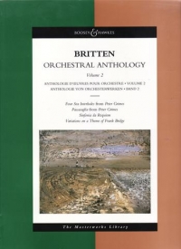 Britten Orchestral Anthology Vol 2 Masterwks Lib Sheet Music Songbook
