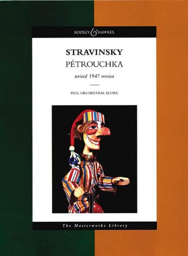 Stravinsky Petroushka (1947)full Score Masterworks Sheet Music Songbook