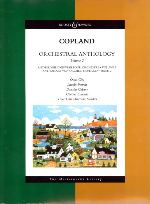 Copland Orchestral Anthology Vol 2 Masterworks Fs Sheet Music Songbook