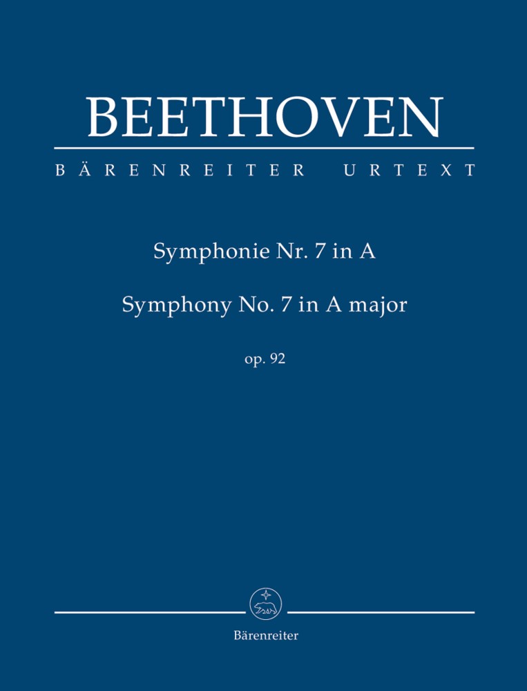 Beethoven Symphony No 7 Op92 A Urtext Study Score Sheet Music Songbook