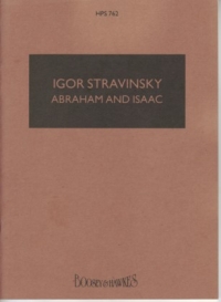 Stravinsky Abraham & Isaac Hps762 Sheet Music Songbook