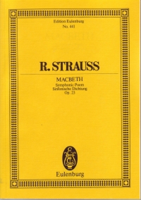 Strauss R Macbeth Op23 Mini Score Sheet Music Songbook
