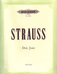 Strauss R Don Juan Full Score Sheet Music Songbook