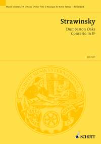 Stravinsky Dumbarton Oaks Full Score Sheet Music Songbook