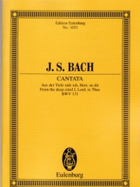 Bach Cantata No 131 Aus Der Tiefe Rufe Ich Psc Sheet Music Songbook